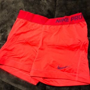 Nike pro compression shorts